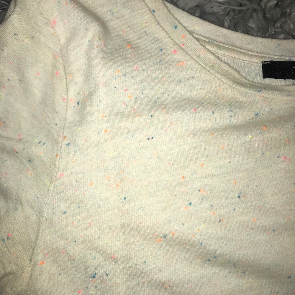 Speckled boyfriend tee